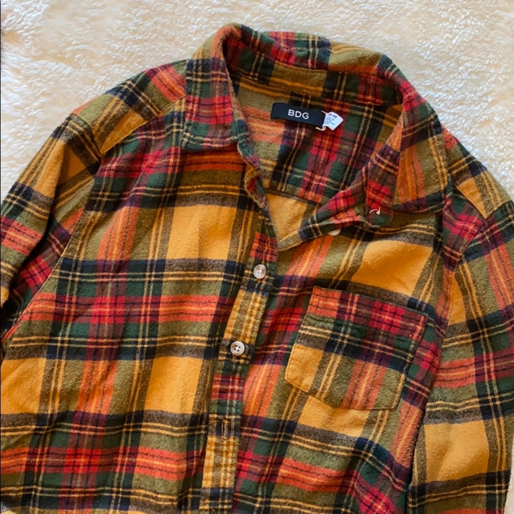 Fall BDG Flannel Button Down 🍂